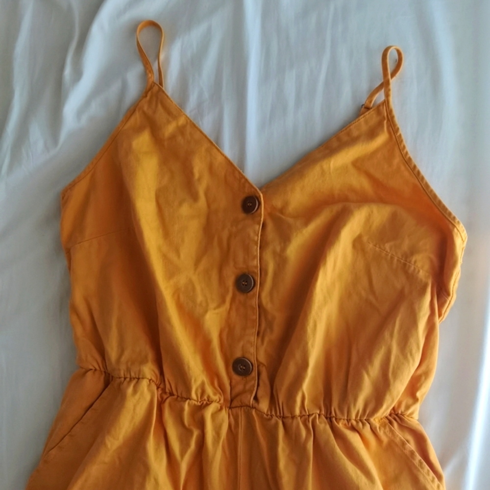 Monki Orange Jumpsuit